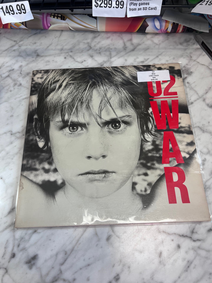 U2 - War (1983) (NM) Condition Vinyl Record BOS10225