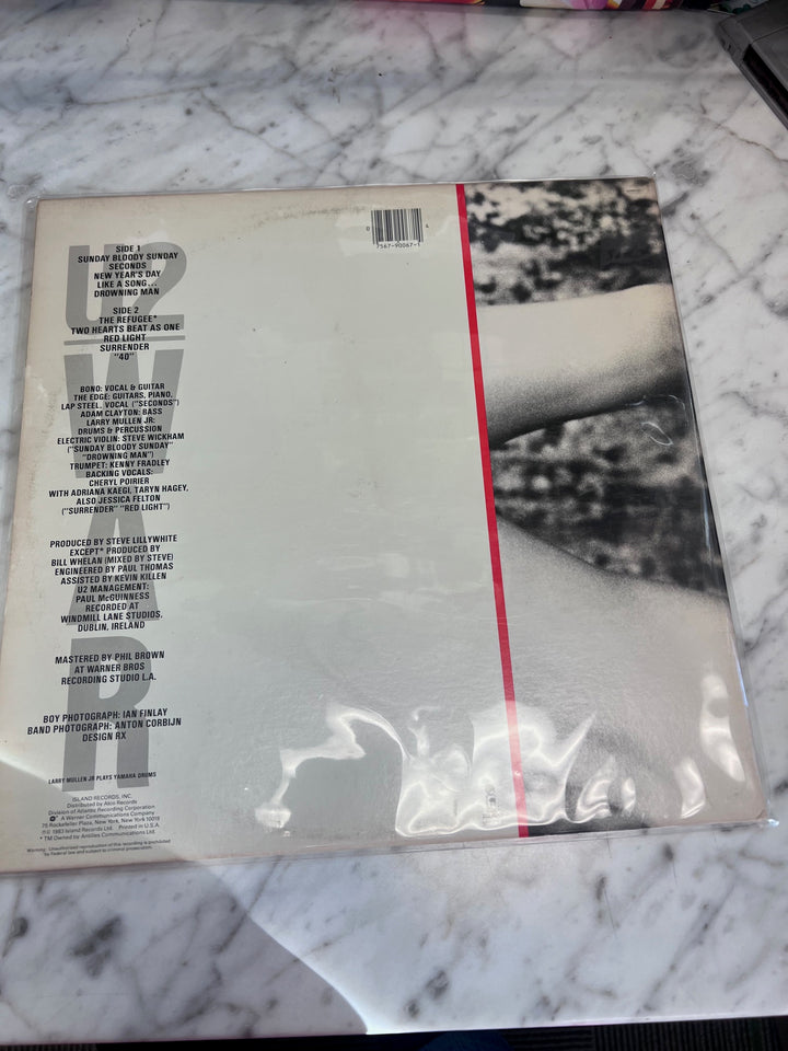 U2 - War (1983) (NM) Condition Vinyl Record BOS10225