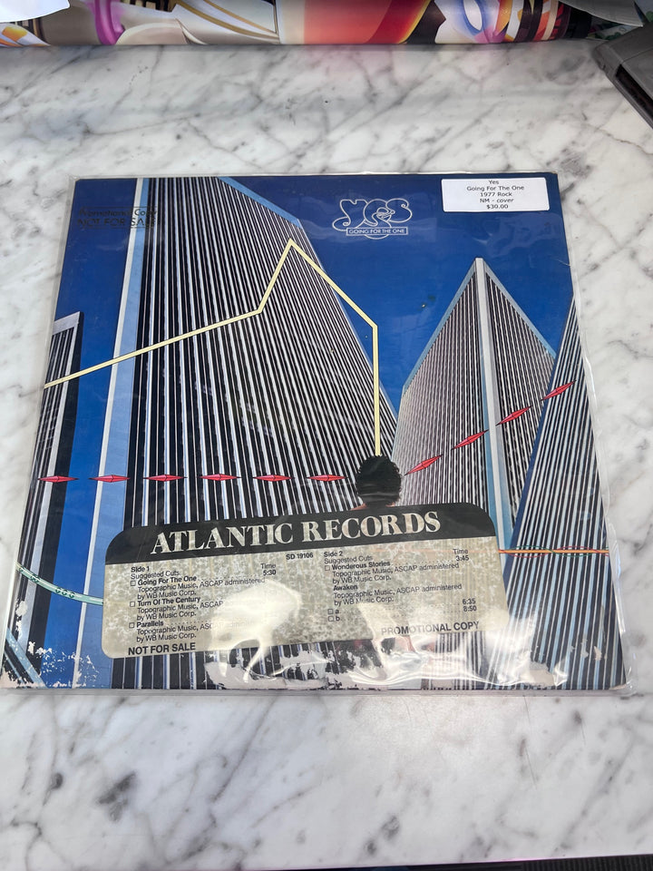 Yes - Going for the One (VG+) Condition Vinyl Record BOS10225