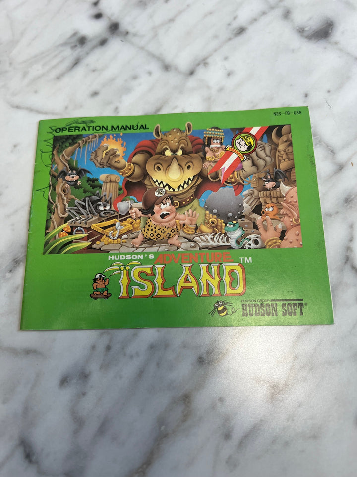 Adventure Island for NES original Nintendo MANUAL ONLY   MO92324