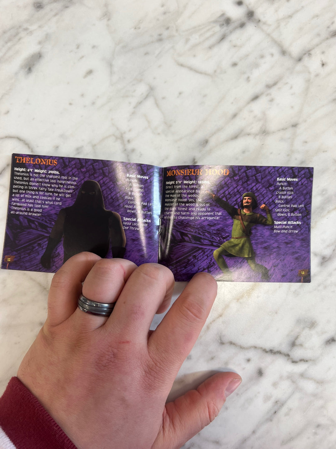 Shrek Fairy Tale Freakdown for Gameboy Color MANUAL ONLY   MO121924