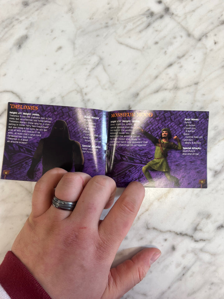 Shrek Fairy Tale Freakdown for Gameboy Color MANUAL ONLY   MO121924