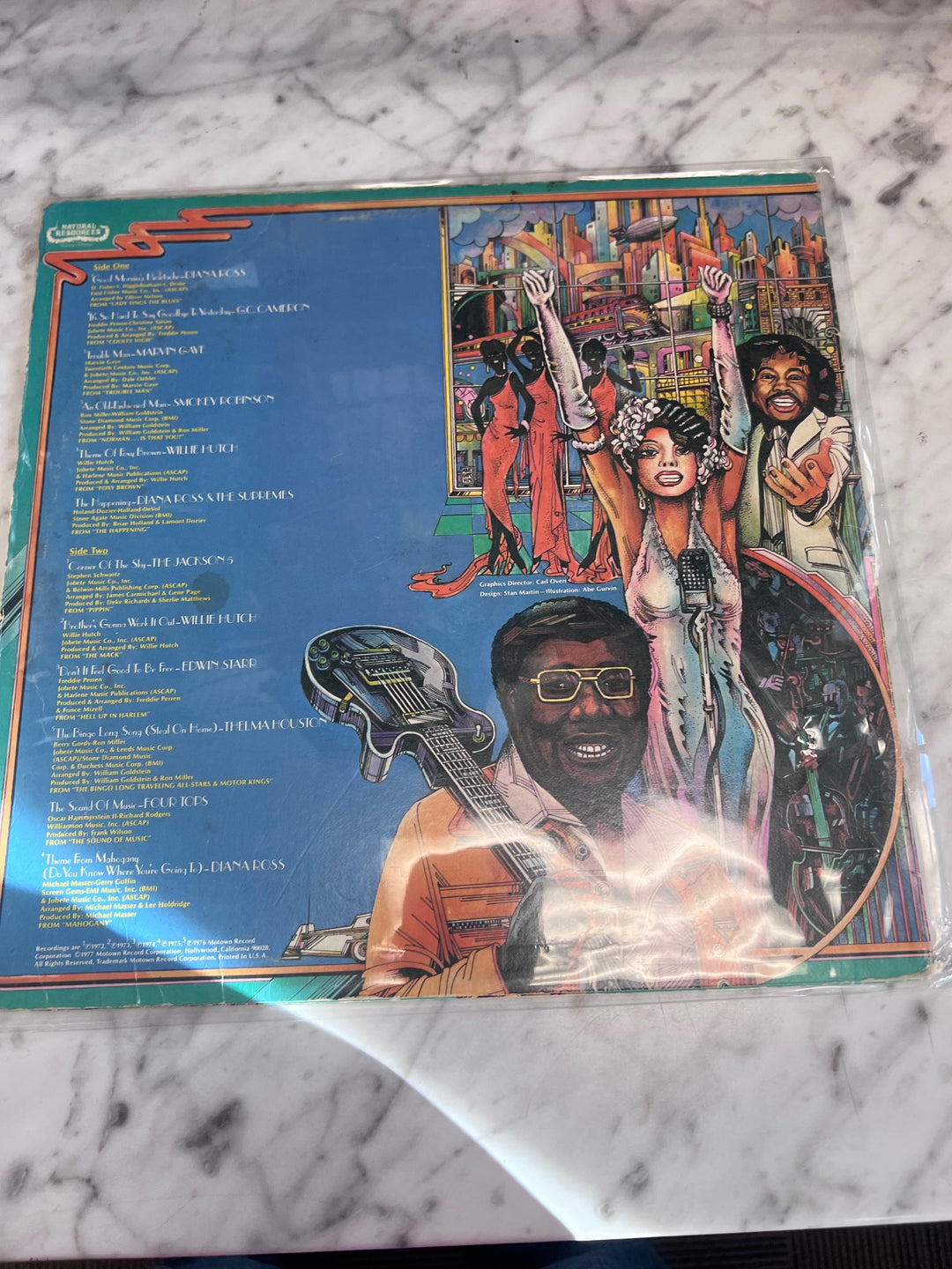Motown Show Tunes (1977 R+B) (VG+) Condition Vinyl Record BOS10225