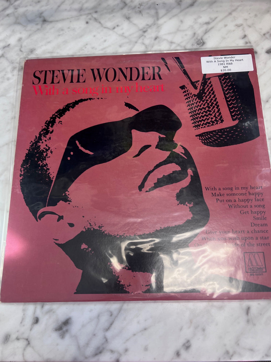 Stevie Wonder - With a Song in My Heart (NM) Condition Vinyl Record BOS10225