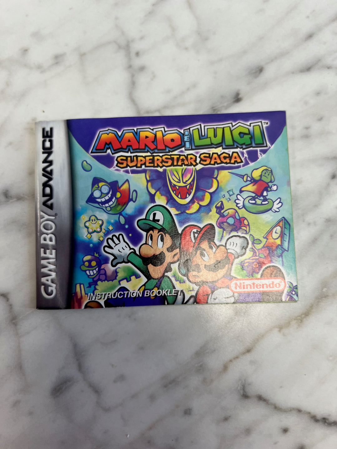 Mario & Luigi Superstar Saga for Gameboy Advance MANUAL ONLY   MO121924