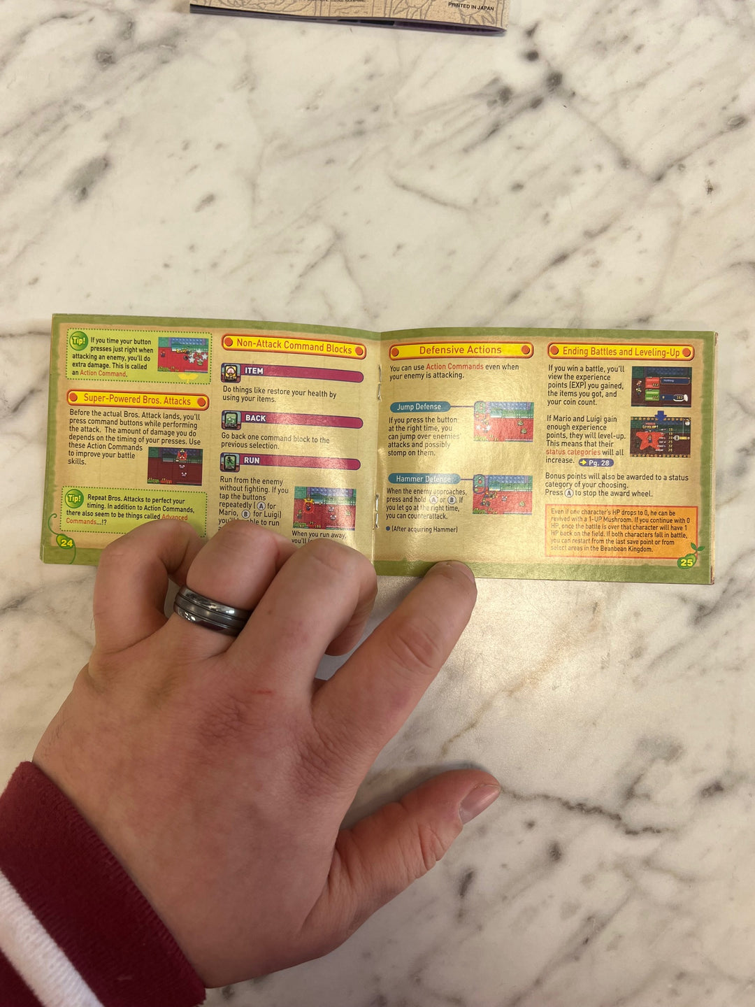 Mario & Luigi Superstar Saga for Gameboy Advance MANUAL ONLY   MO121924