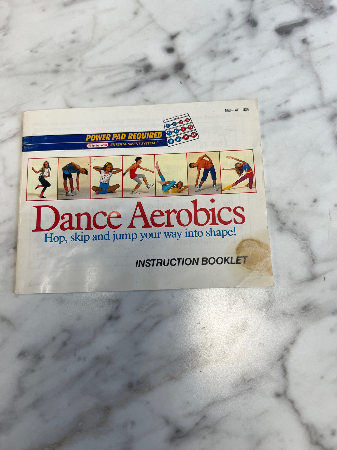 Dance Aerobics for NES original Nintendo MANUAL ONLY MO92324