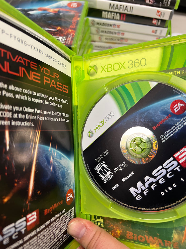 Mass Effect 3 for Microsoft Xbox 360 in case. Tested and Working.     DO61024