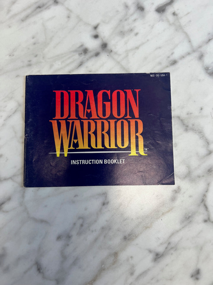 Dragon Warrior for NES original Nintendo MANUAL ONLY MO92324