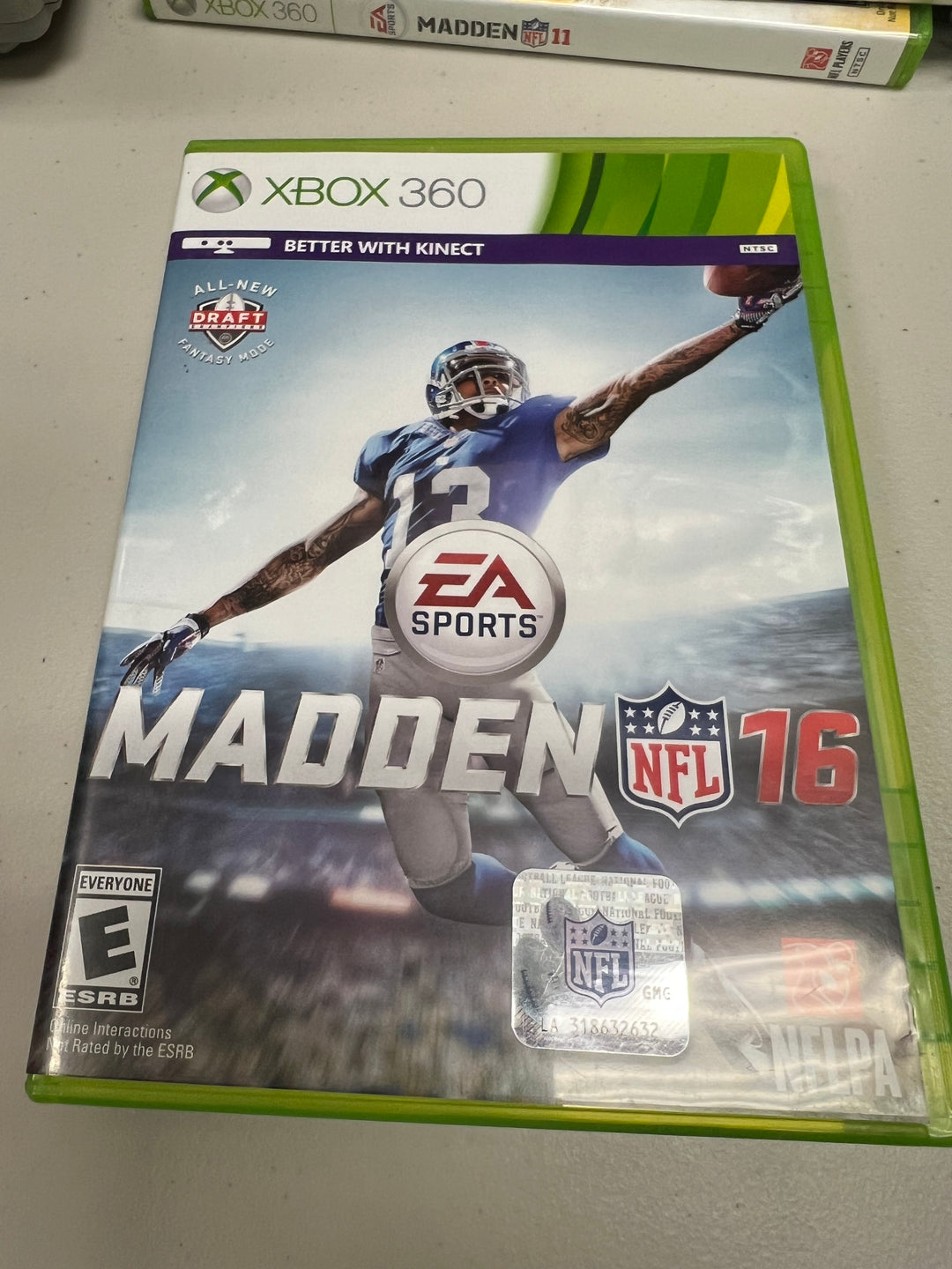 Madden NFL 16 for Microsoft Xbox 360 in case. Tested and working.    UD102824