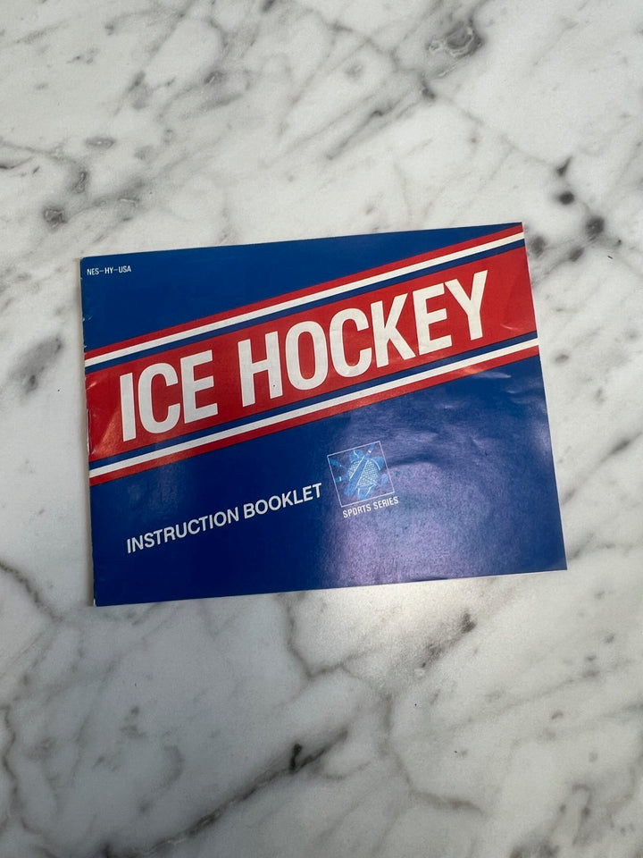 Ice Hockey for NES original Nintendo MANUAL ONLY MO92324