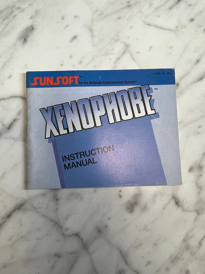 Xenophobe for Original Nintendo NES MANUAL ONLY   MO121924