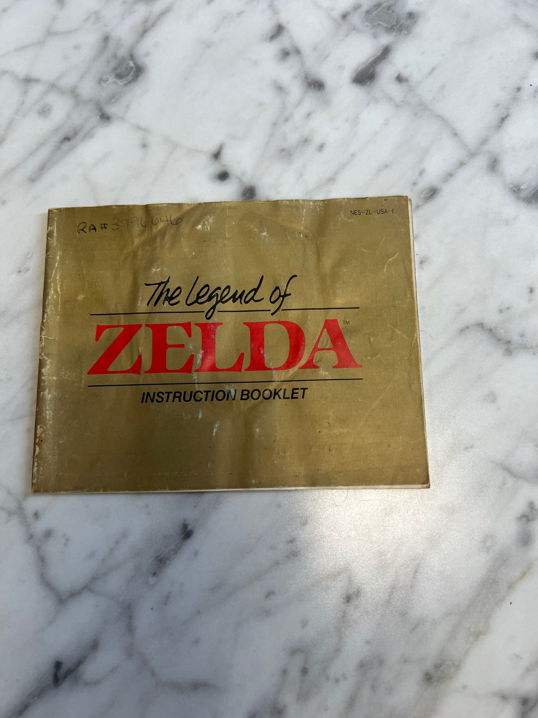 The Legend of Zelda for NES original Nintendo MANUAL ONLY MO92324