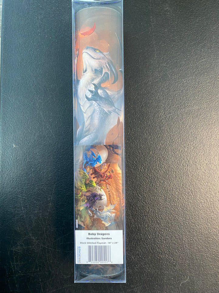 Gamehead Black Stitched 14 x 24 Illustrated Playmat