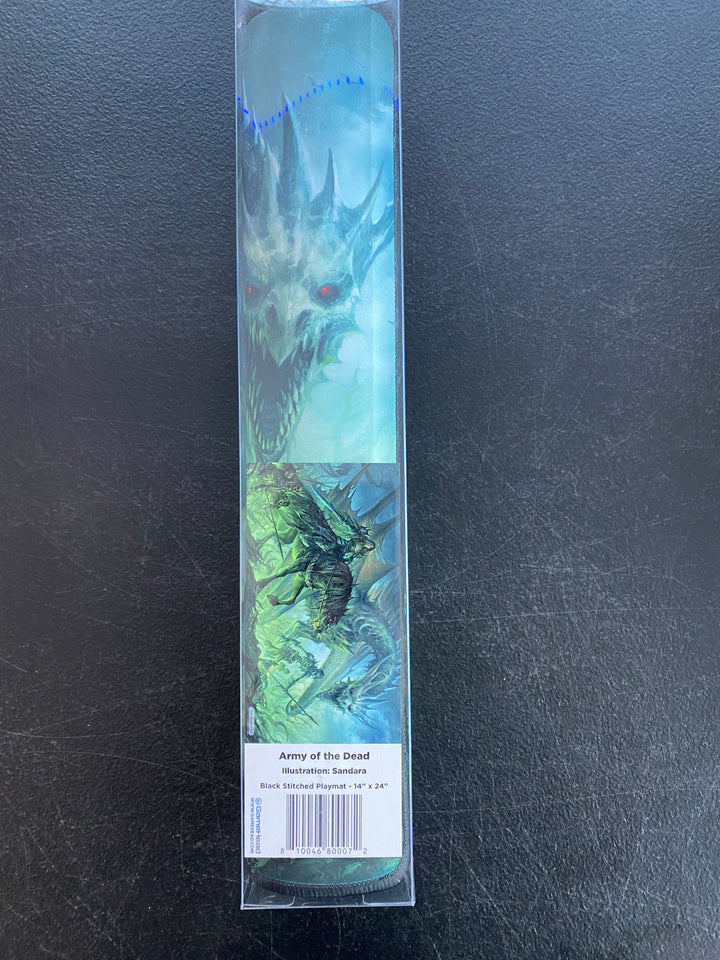 Gamehead Black Stitched 14 x 24 Illustrated Playmat