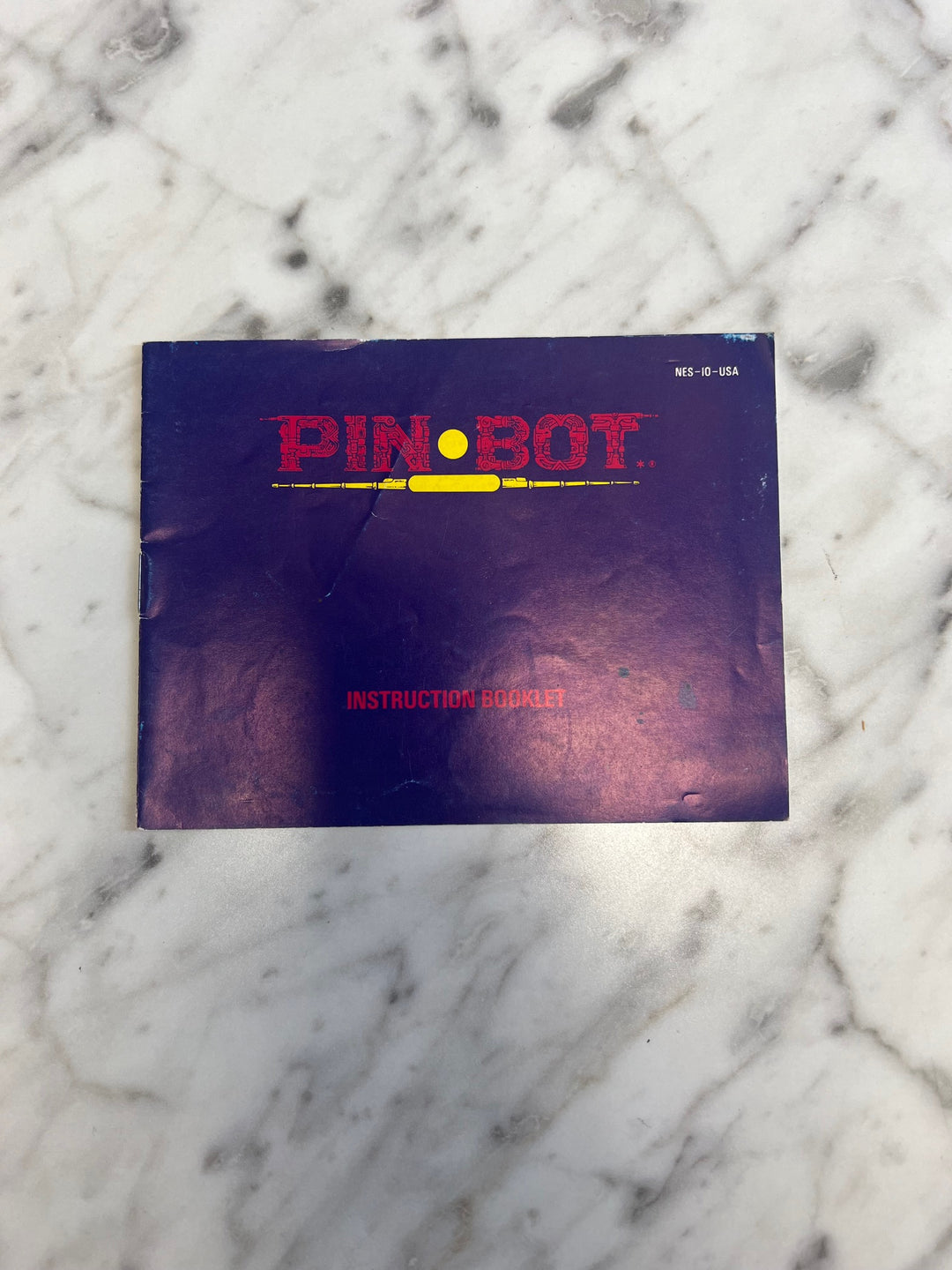 Pin-bot for NES original Nintendo MANUAL ONLY MO92324