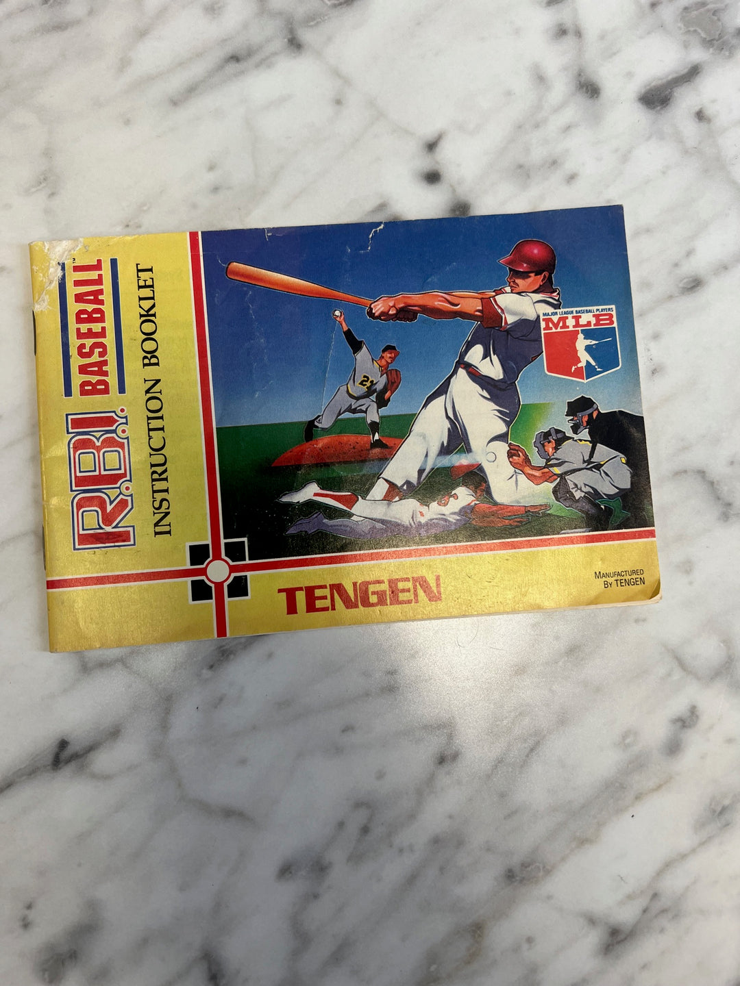 RBI Baseball (Tengen) for NES original Nintendo MANUAL ONLY MO92324