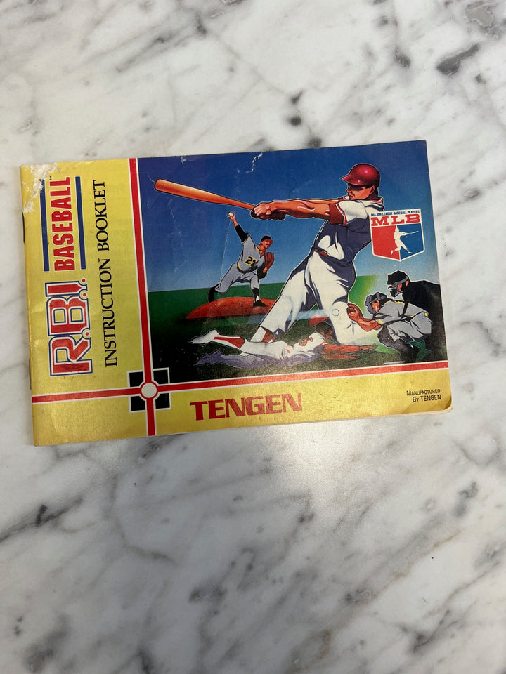 RBI Baseball (Tengen) for NES original Nintendo MANUAL ONLY MO92324