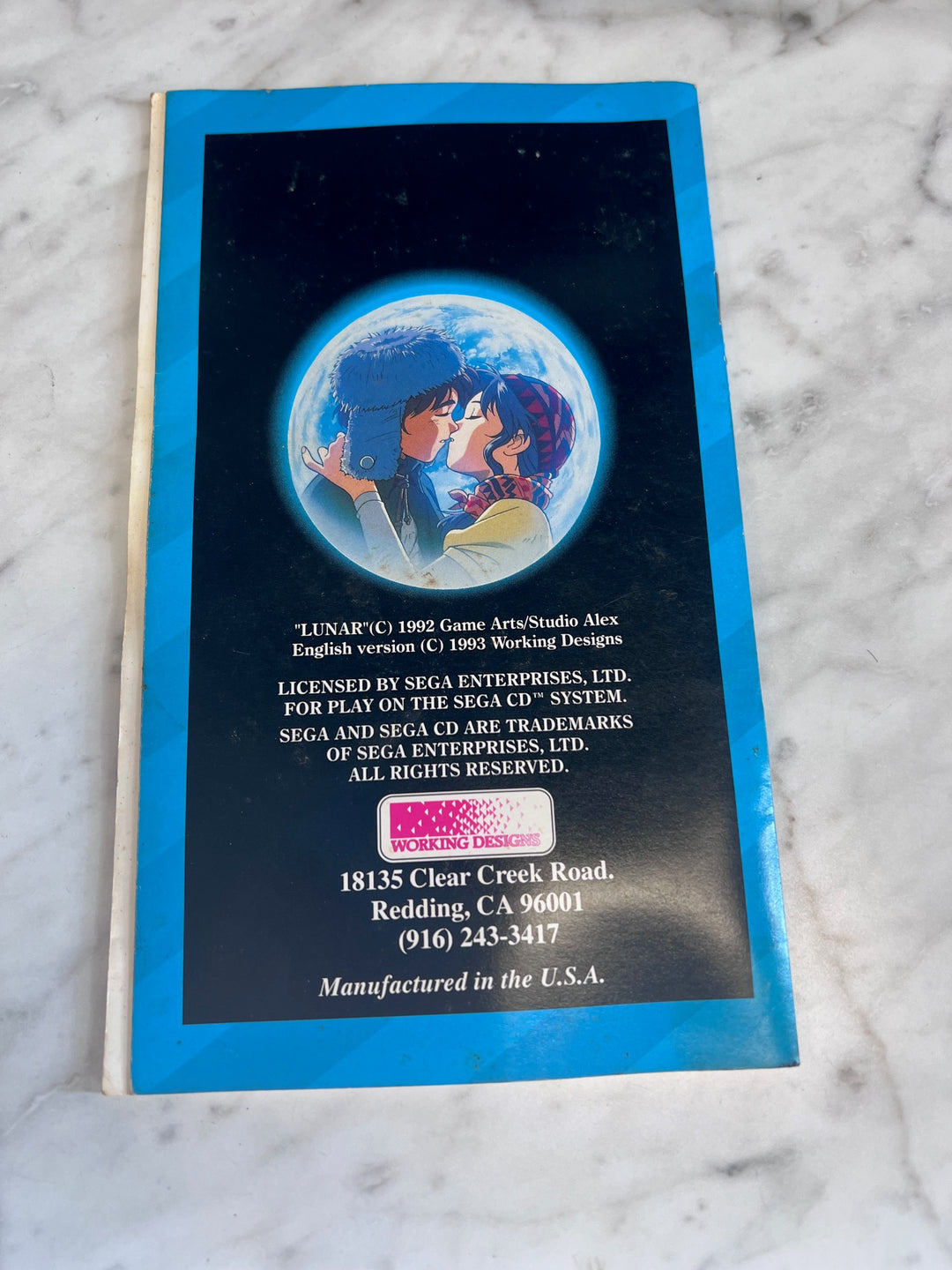 Lunar The Silver Star Sega CD MANUAL ONLY   MO10325