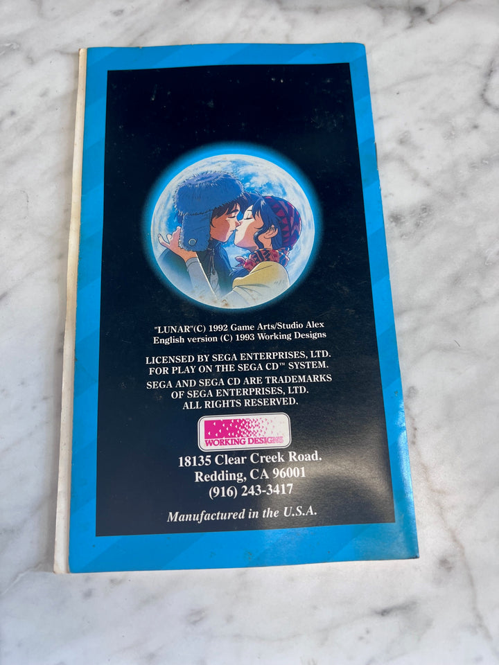 Lunar The Silver Star Sega CD MANUAL ONLY   MO10325