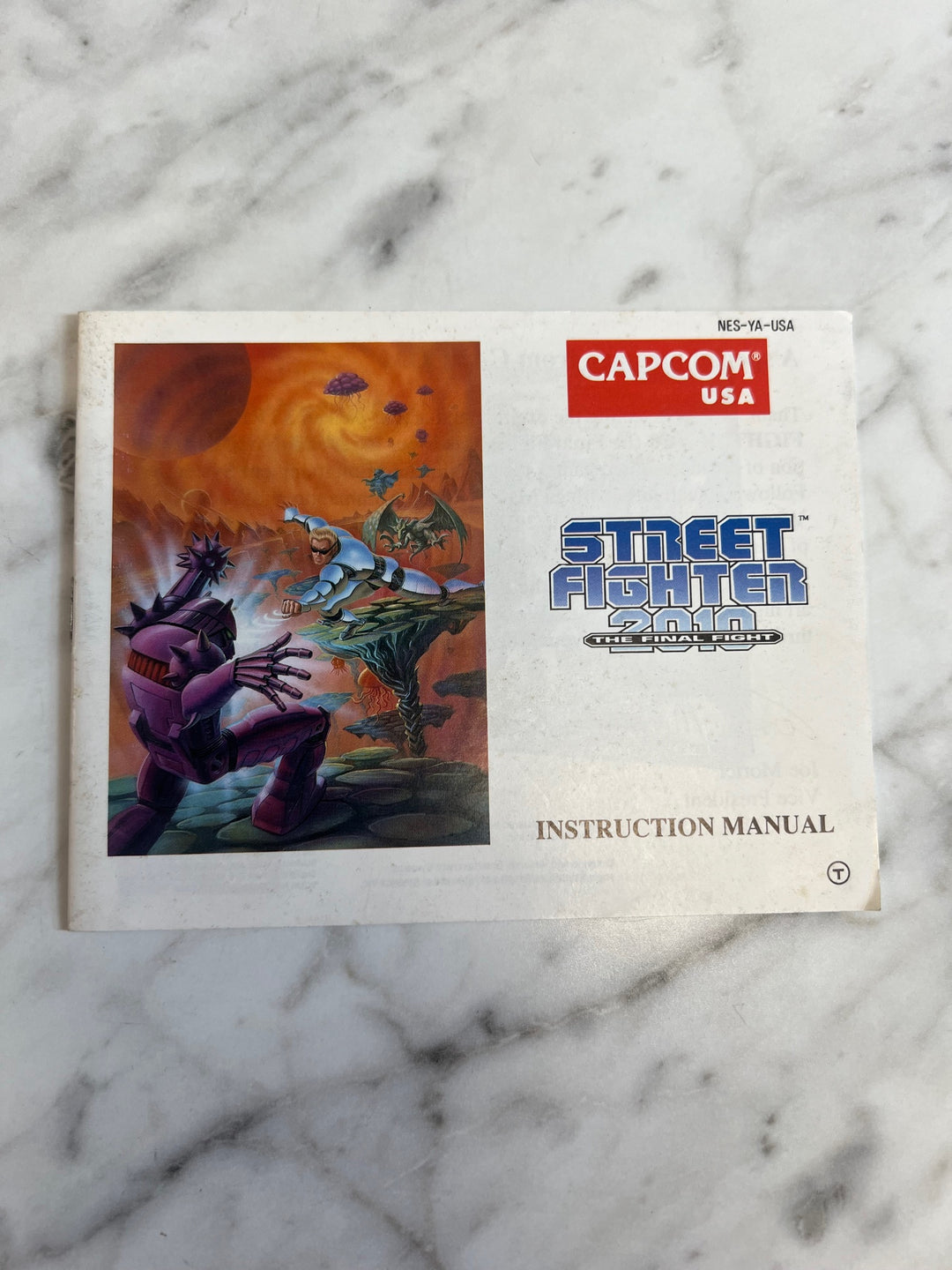 Street Fighter 2010 The Final Fight for Original Nintendo NES MANUAL ONLY   MO121924