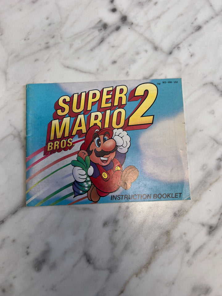 Super Mario Bros. 2 for NES original Nintendo MANUAL ONLY MO92324