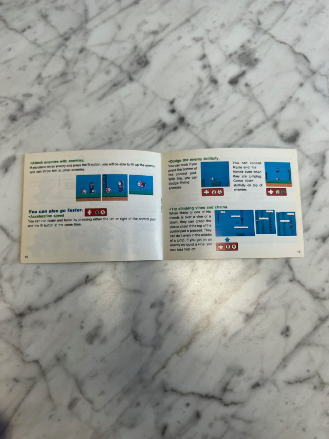 Super Mario Bros. 2 for NES original Nintendo MANUAL ONLY MO92324