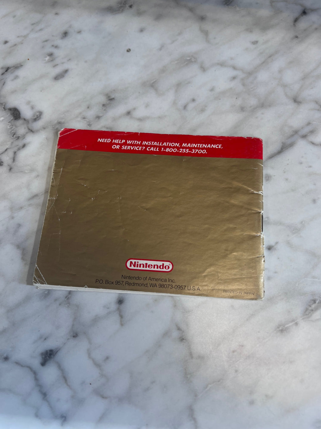 Zelda II The Adventure of Link NES Original Nintendo WORN MANUAL ONLY   MO10325