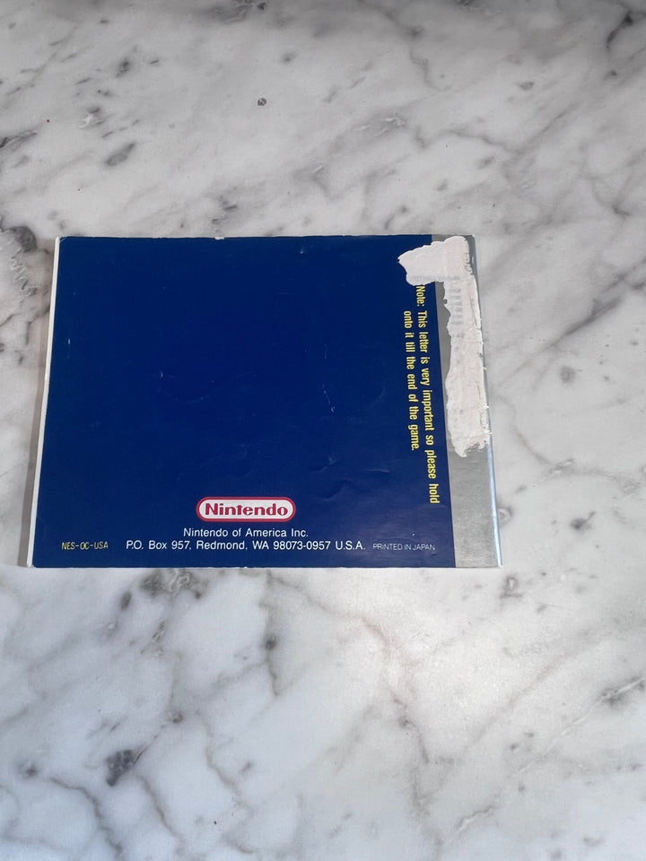Star Tropics NES Original Nintendo MANUAL ONLY   MO10325
