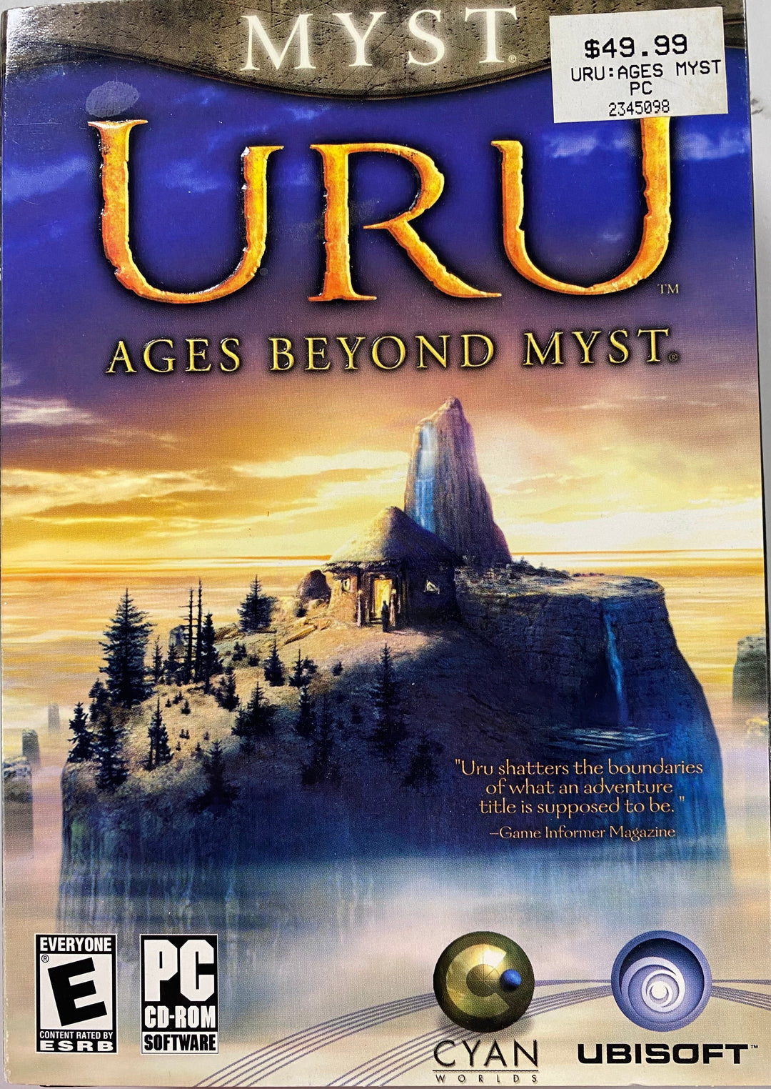Uru: Ages Beyond Myst - PC PC6326