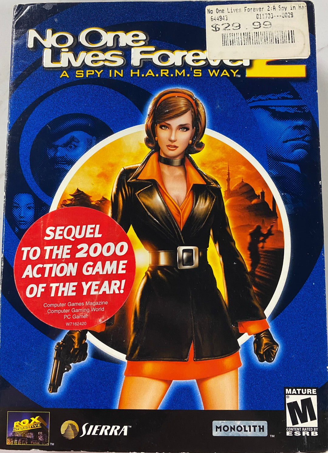 No One Lives Forever 2: A Spy in H.A.R.M.S. Way - PC PC6326