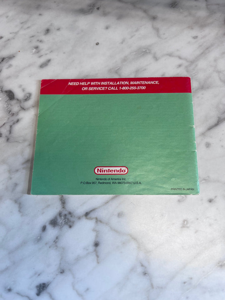 Zoda's Revenge Star Tropics II NES Original Nintendo MANUAL ONLY   MO10325