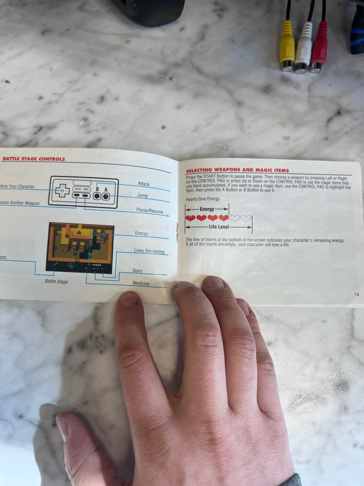 Zoda's Revenge Star Tropics II NES Original Nintendo MANUAL ONLY   MO10325