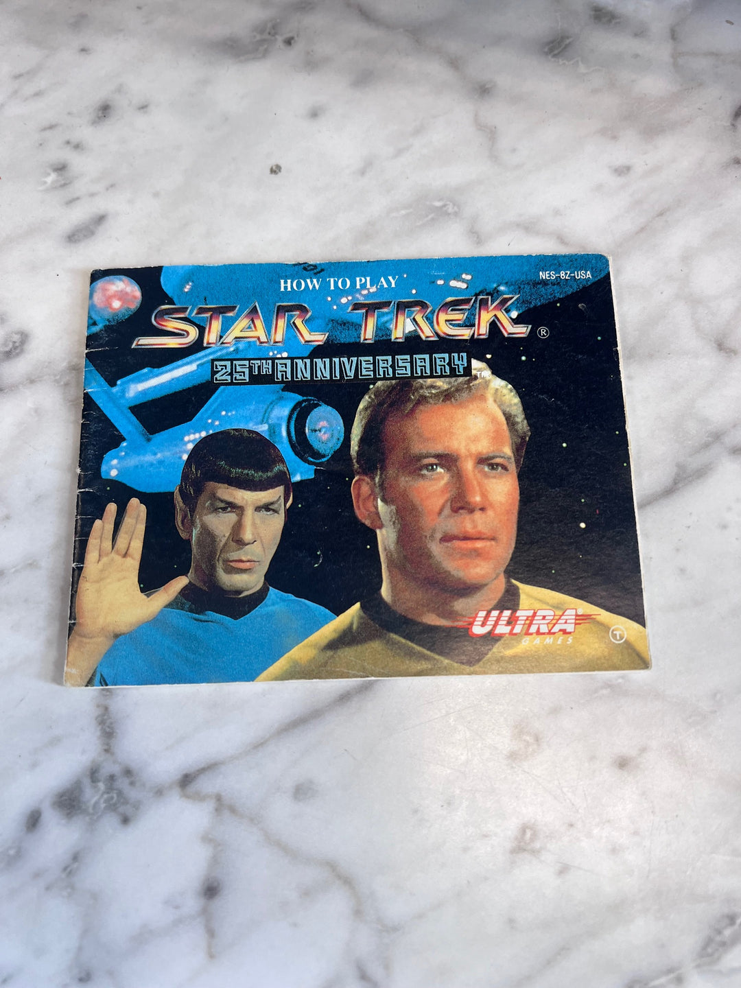 Star Trek 25th Anniversary NES Original Nintendo MANUAL ONLY   MO10325