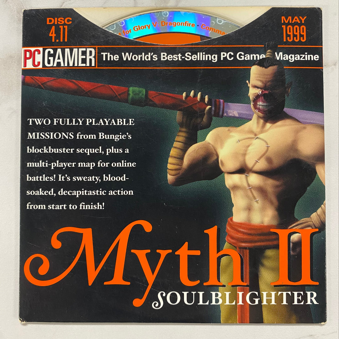 PC Gamer Demo Disc May 1999 with Myth II (2) Soulblighter & More - PC PC103025