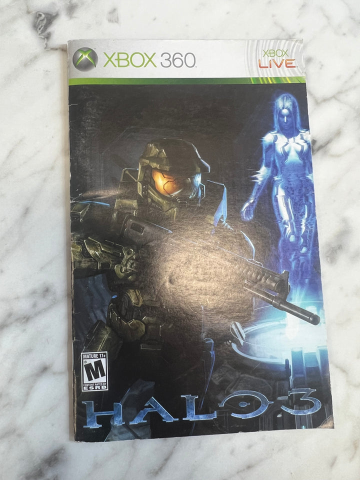 Halo 3 for Xbox 360 MANUAL ONLY MO92324