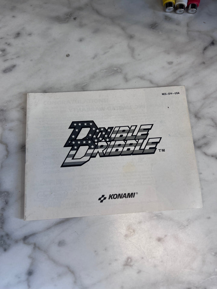 Double Dribble NES Original Nintendo MANUAL ONLY   MO10325