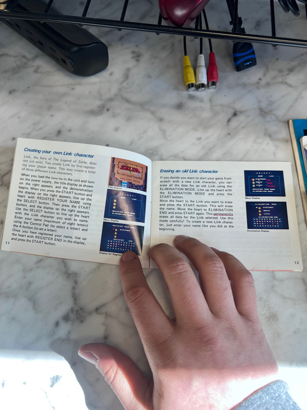 The Legend of Zelda NES Original Nintendo MANUAL ONLY   MO10325