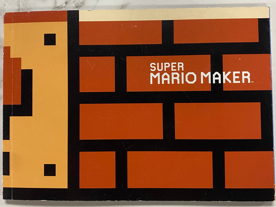 Super Mario Maker Manual ONLY - MO6726 Manual
