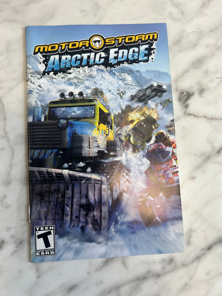 Motorstorm Arctic Edge PS2 Playstation 2 MANUAL ONLY MO92324