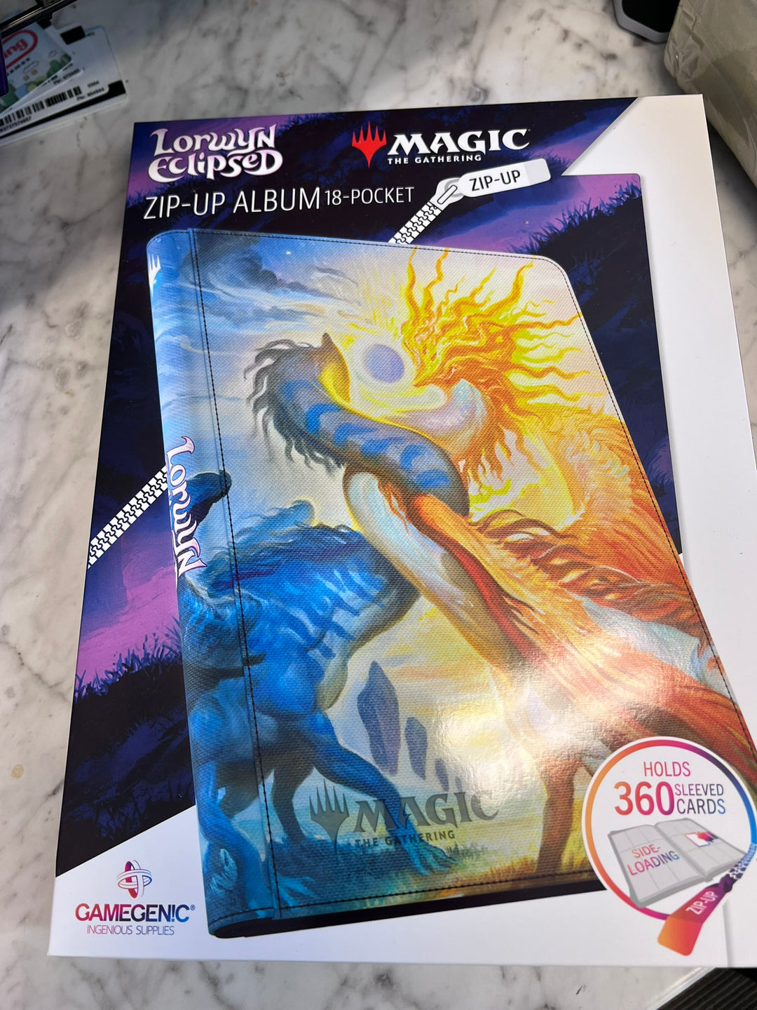 Magic The Gathering Lorwyn Eclipsed Zip-Up Album 18 Pocket Celestial Reunion NA12926