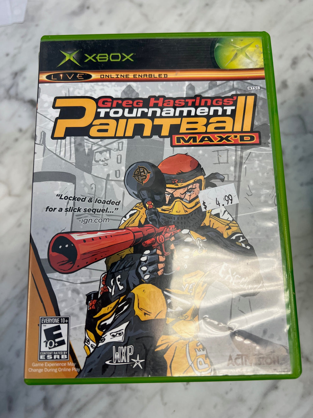 Greg Hastings' Tournament Paintball Max'd - Original Xbox X41125