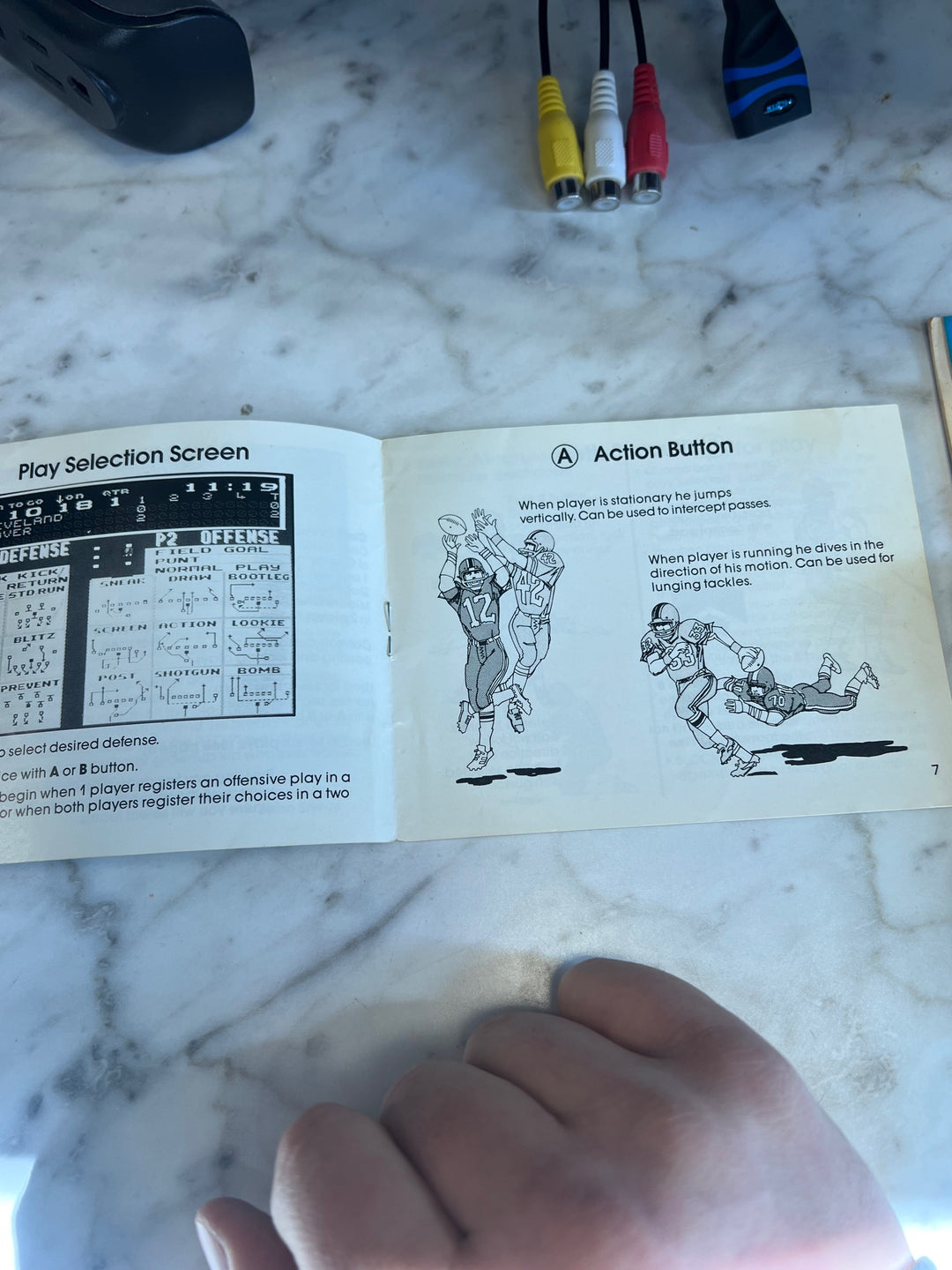 John Elway's Quarterback NES Original Nintendo MANUAL ONLY   MO10325