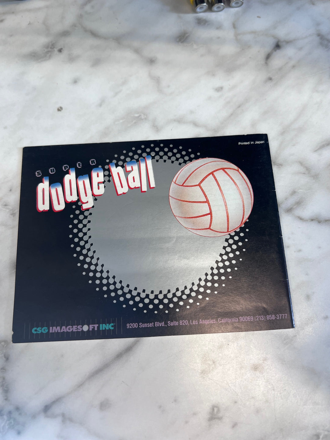 Super Dodge Ball NES Original Nintendo MANUAL ONLY   MO10325