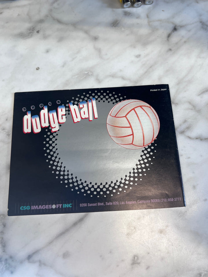 Super Dodge Ball NES Original Nintendo MANUAL ONLY   MO10325