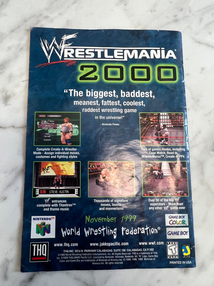 Destruction Derby 64 for Nintendo 64 N64 MANUAL ONLY wrinkly MO92324