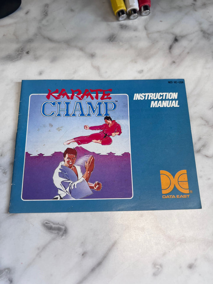 Karate Champ NES Original Nintendo MANUAL ONLY   MO10325