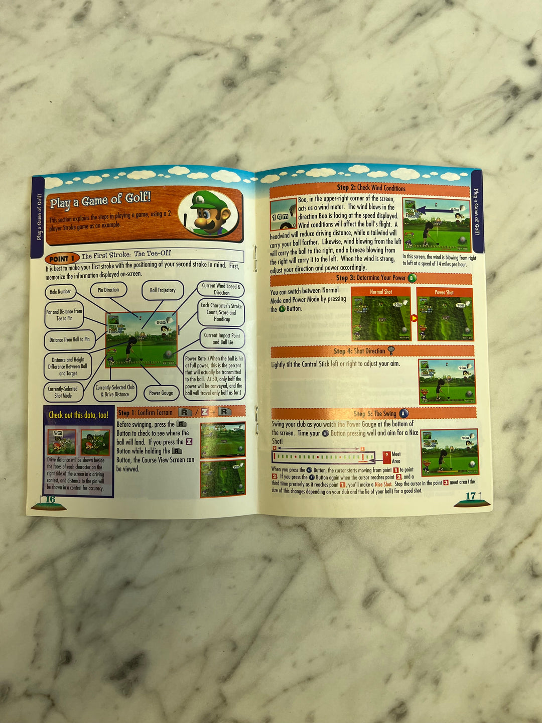 Mario Golf for Nintendo 64 N64 MANUAL ONLY MO92324