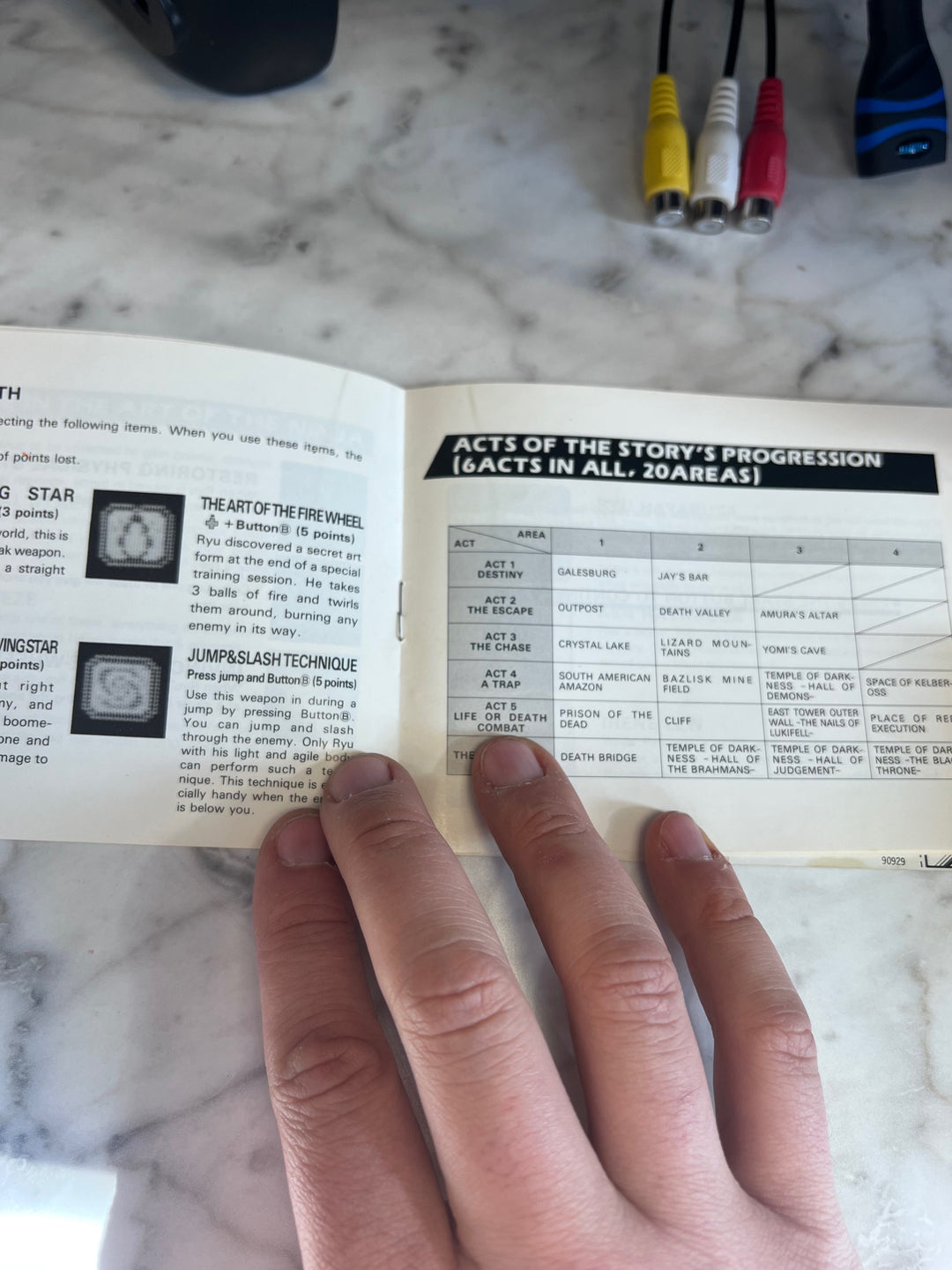 Ninja Gaiden NES Original Nintendo MANUAL ONLY   MO10325