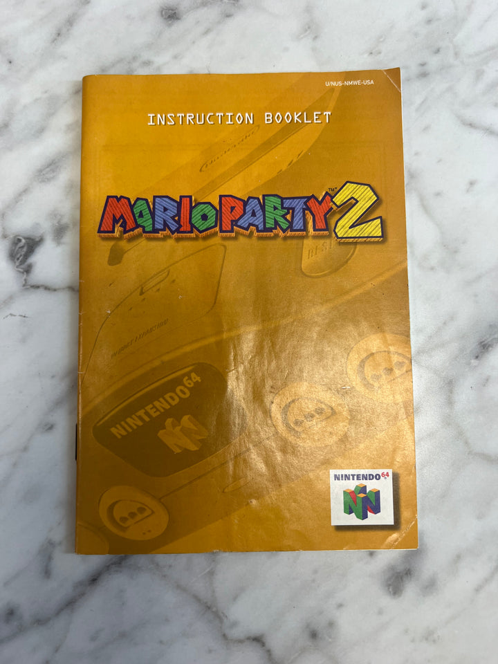 Mario Party 2 for Nintendo 64 N64 MANUAL ONLY MO92324
